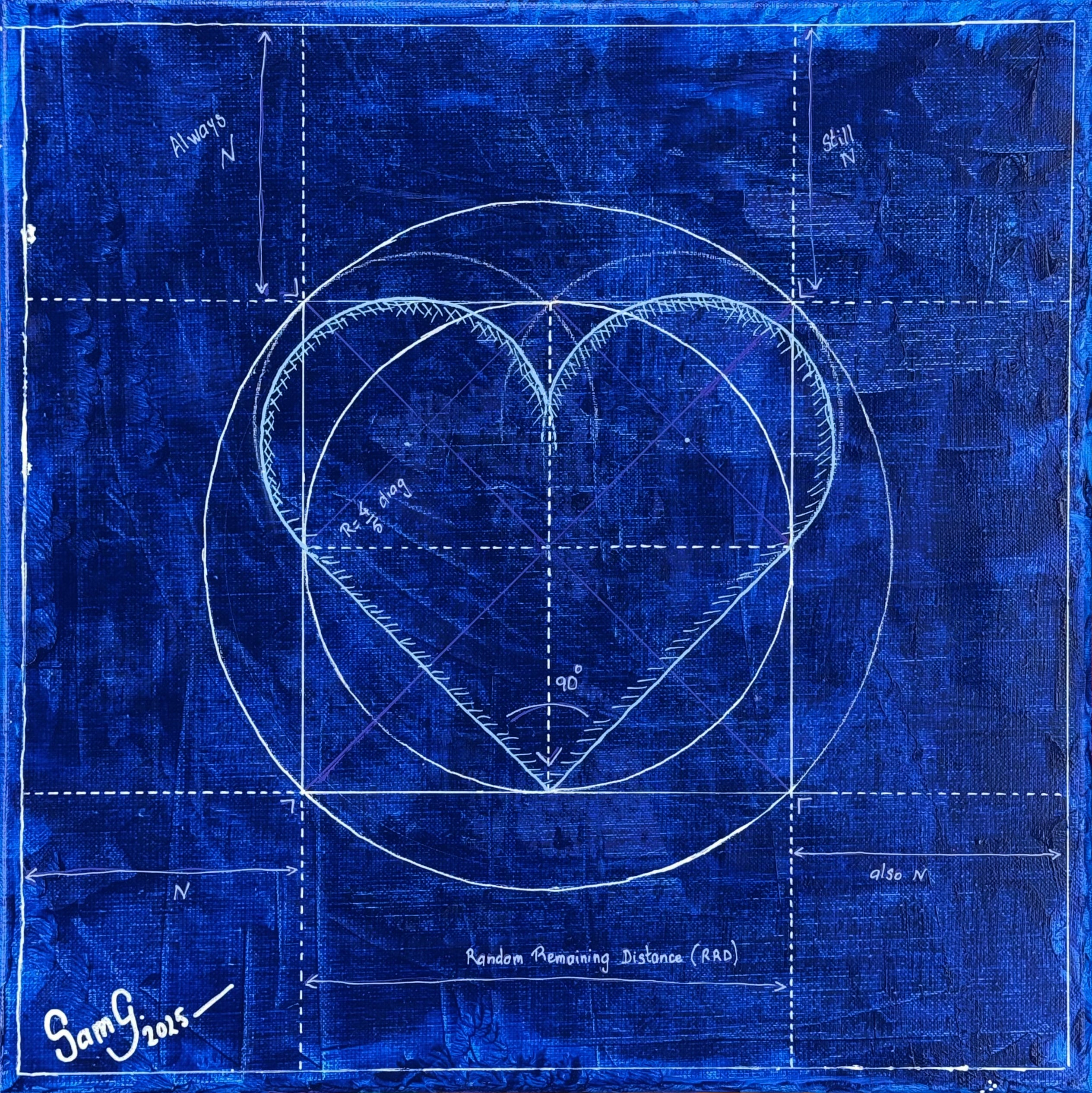 "Anatomy of a heart" Original Artwork