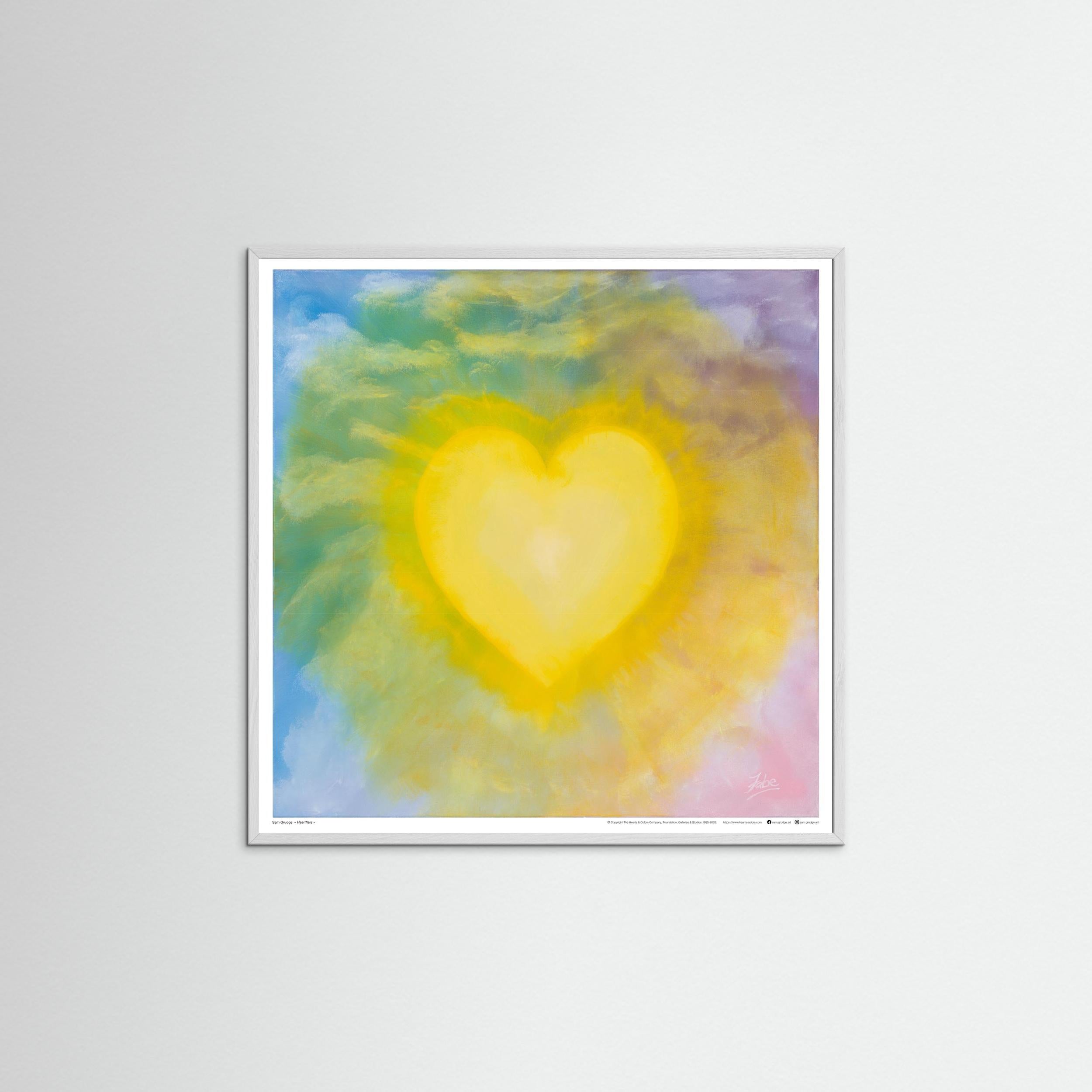 « Heartflare » Open Edition Fine Art Print - 50cm