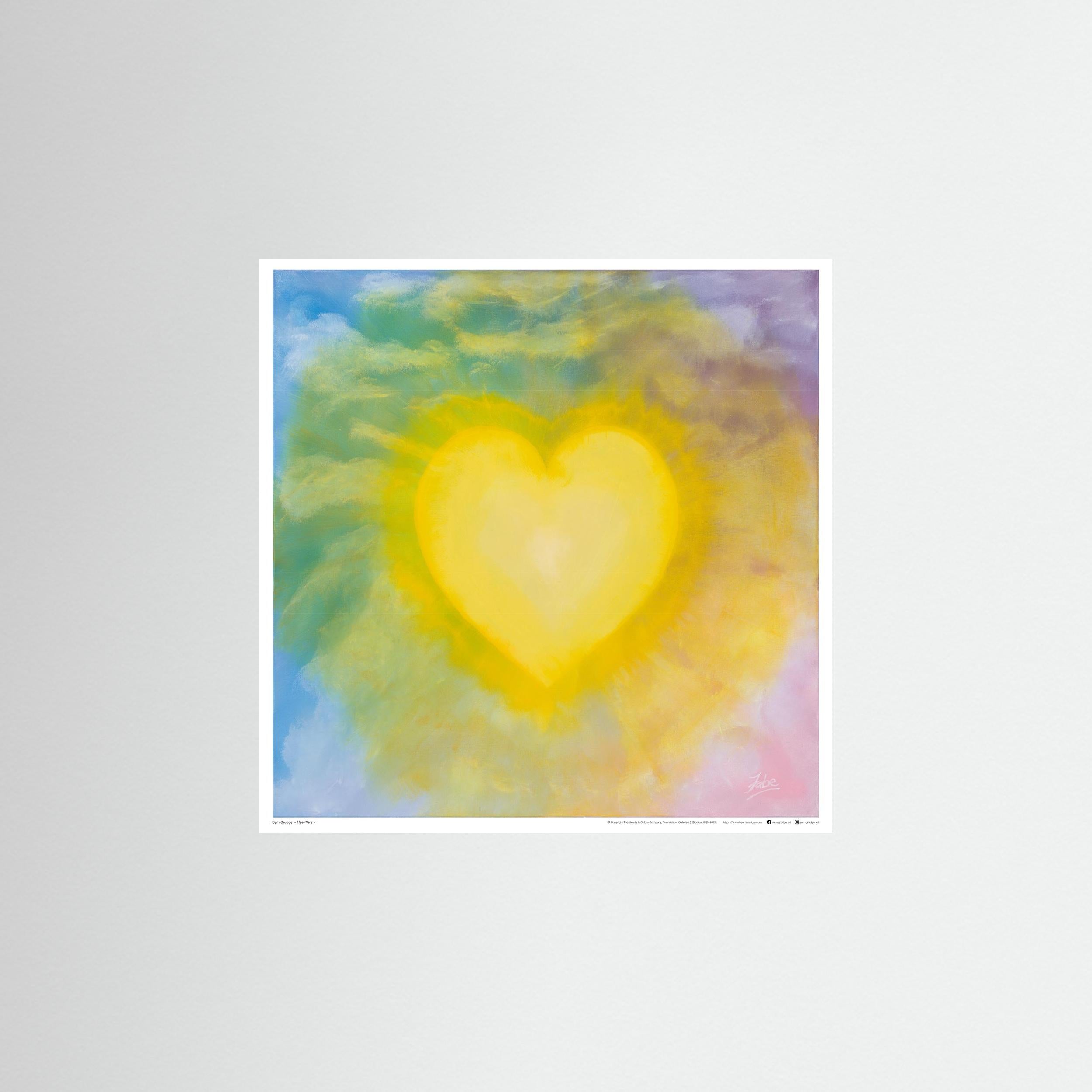 « Heartflare » Open Edition Fine Art Print - 50cm