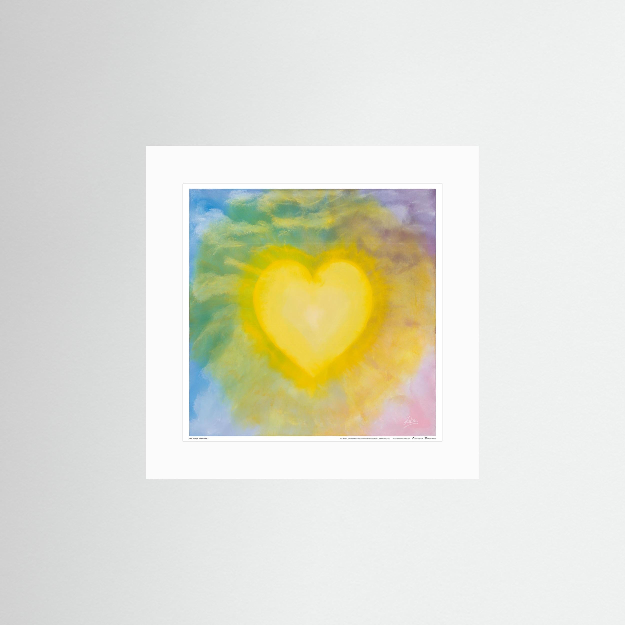 « Heartflare » Open Edition Fine Art Print - 50cm